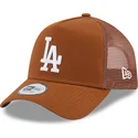 czapki-curva-brazowy-snapback-a-frame-league-essential-los-angeles-dodgers-mlb-new-era