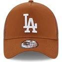 czapki-curva-brazowy-snapback-a-frame-league-essential-los-angeles-dodgers-mlb-new-era