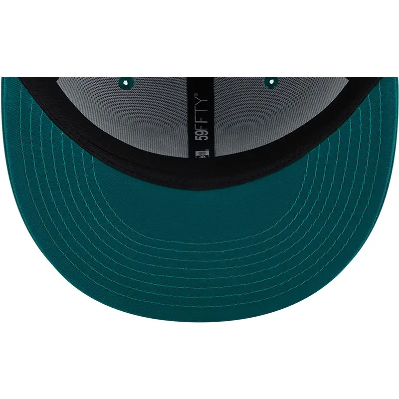 czapki-plana-zielony-dopasowany-59fifty-league-essential-new-york-yankees-mlb-new-era
