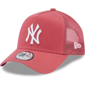 Różowa czapka trucker A Frame League Essential New York Yankees MLB od New Era