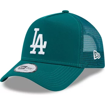 Zielona czapka typu trucker A Frame League Essential z Los Angeles Dodgers MLB od New Era