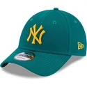 czapki-curva-zielony-tasma-regulowana-9forty-league-essential-new-york-yankees-mlb-new-era