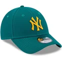 czapki-curva-zielony-tasma-regulowana-9forty-league-essential-new-york-yankees-mlb-new-era