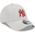 czapki-curva-bezowy-tasma-regulowana-9forty-league-essential-new-york-yankees-mlb-new-era