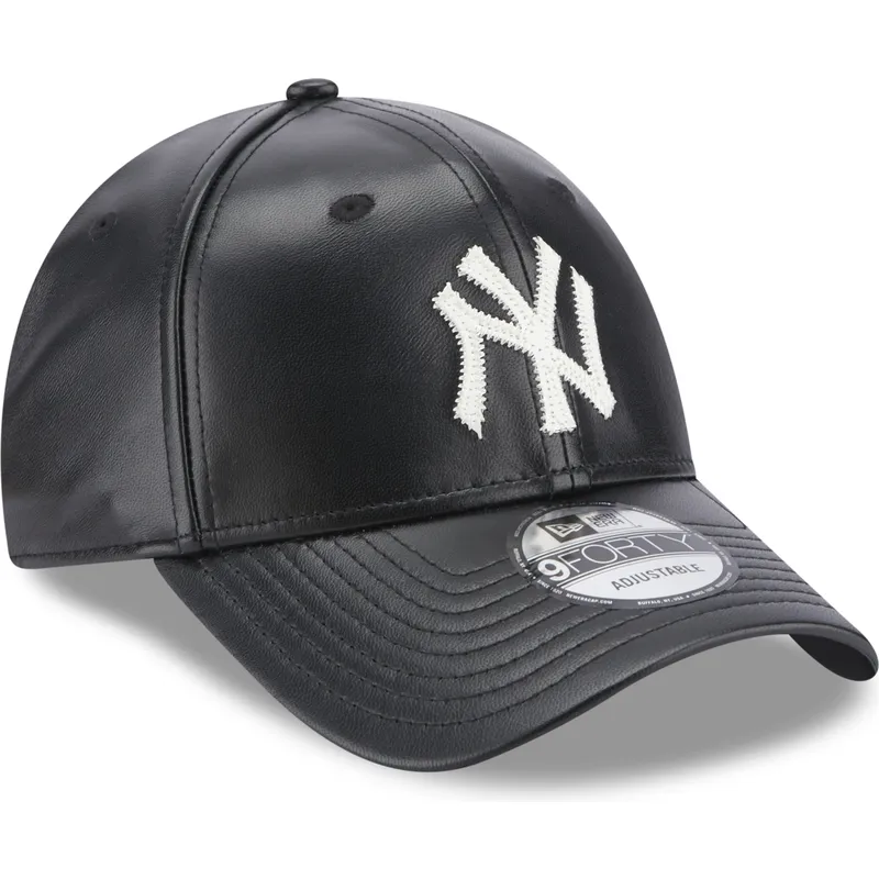 czapki-curva-czarny-tasma-regulowana-9forty-leather-new-york-yankees-mlb-new-era czapki-curva-czarny-tasma-regulowana-9forty-leather-new-york-yankees-mlb-new-era