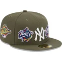 czapki-plana-zielony-dopasowany-59fifty-world-series-new-york-yankees-mlb-new-era