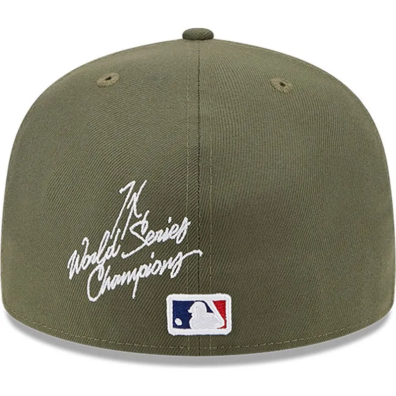 czapki-plana-zielony-dopasowany-59fifty-world-series-los-angeles-dodgers-mlb-new-era