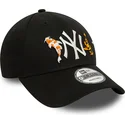 czapki-curva-czarny-tasma-regulowana-9forty-koi-fish-new-york-yankees-mlb-new-era