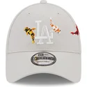 czapki-curva-bezowy-tasma-regulowana-9forty-koi-fish-los-angeles-dodgers-mlb-new-era