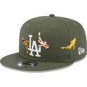 czapki-plana-zielony-snapback-9fifty-koi-fish-los-angeles-dodgers-mlb-new-era