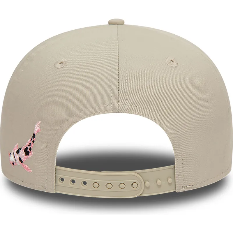 czapki-plana-bezowy-snapback-9fifty-koi-fish-new-york-yankees-mlb-new-era