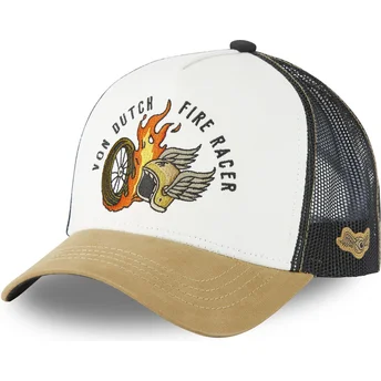 czapka-trucker-bezowa-czarna-i-brazowa-fire-racer-fir-od-von-dutch