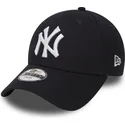 granatowa-zakrzywiona-czapka-regulowana-dla-chlopca-9forty-essential-new-york-yankees-mlb-new-era