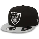 czapki-plana-szary-snapback-9fifty-cotton-block-las-vegas-raiders-nfl-new-era