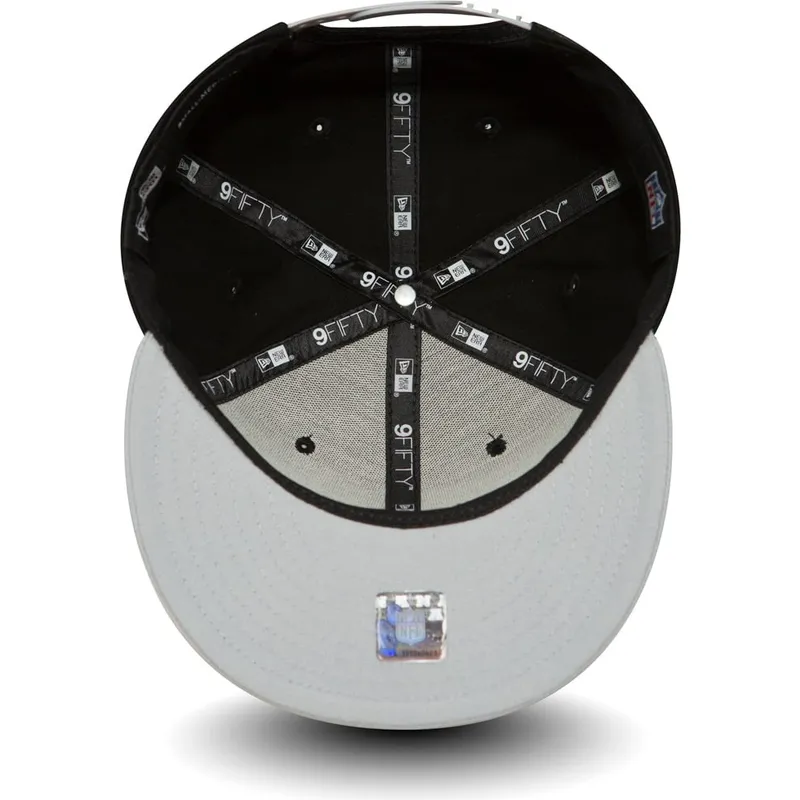 czapki-plana-szary-snapback-9fifty-cotton-block-las-vegas-raiders-nfl-new-era