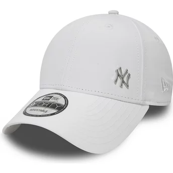 Wyginięta czapka biała z regulacją 9FORTY Flawless Logo New York Yankees MLB New Era