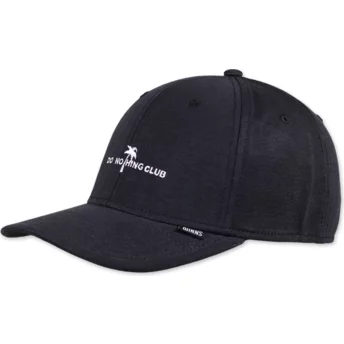 Czarna, regulowana czapka z daszkiem Do Nothing Club Jersey 2.0 TrueFit od Djinns