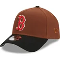 czapki-curva-brazowy-snapback-9forty-a-frame-harvest-boston-red-sox-mlb-new-era