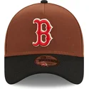 czapki-curva-brazowy-snapback-9forty-a-frame-harvest-boston-red-sox-mlb-new-era