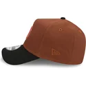 czapki-curva-brazowy-snapback-9forty-a-frame-harvest-boston-red-sox-mlb-new-era