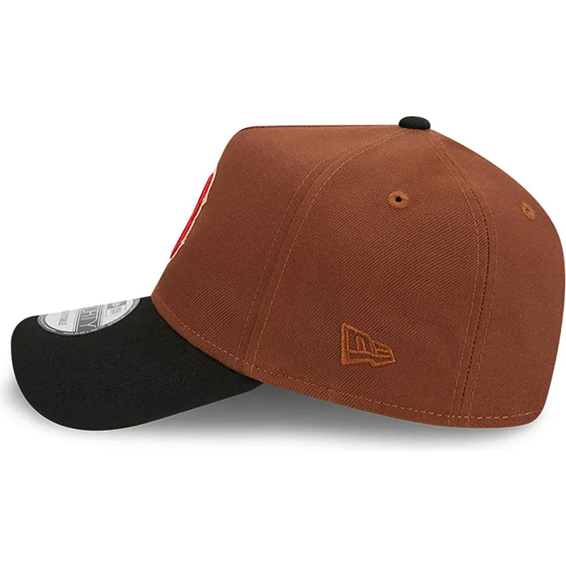 czapki-curva-brazowy-snapback-9forty-a-frame-harvest-boston-red-sox-mlb-new-era czapki-curva-brazowy-snapback-9forty-a-frame-harvest-boston-red-sox-mlb-new-era