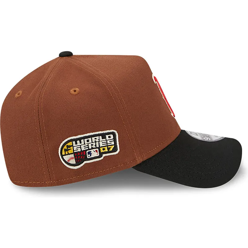 czapki-curva-brazowy-snapback-9forty-a-frame-harvest-boston-red-sox-mlb-new-era czapki-curva-brazowy-snapback-9forty-a-frame-harvest-boston-red-sox-mlb-new-era