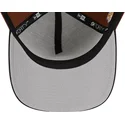 czapki-curva-brazowy-snapback-9forty-a-frame-harvest-new-york-yankees-mlb-new-era