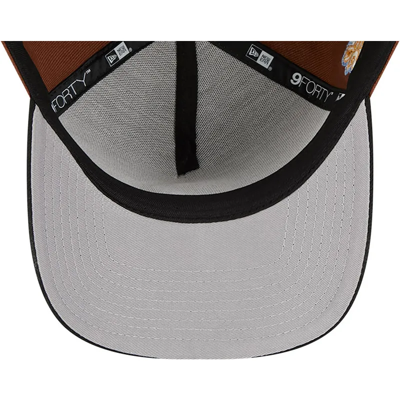 czapki-curva-brazowy-snapback-9forty-a-frame-harvest-new-york-yankees-mlb-new-era