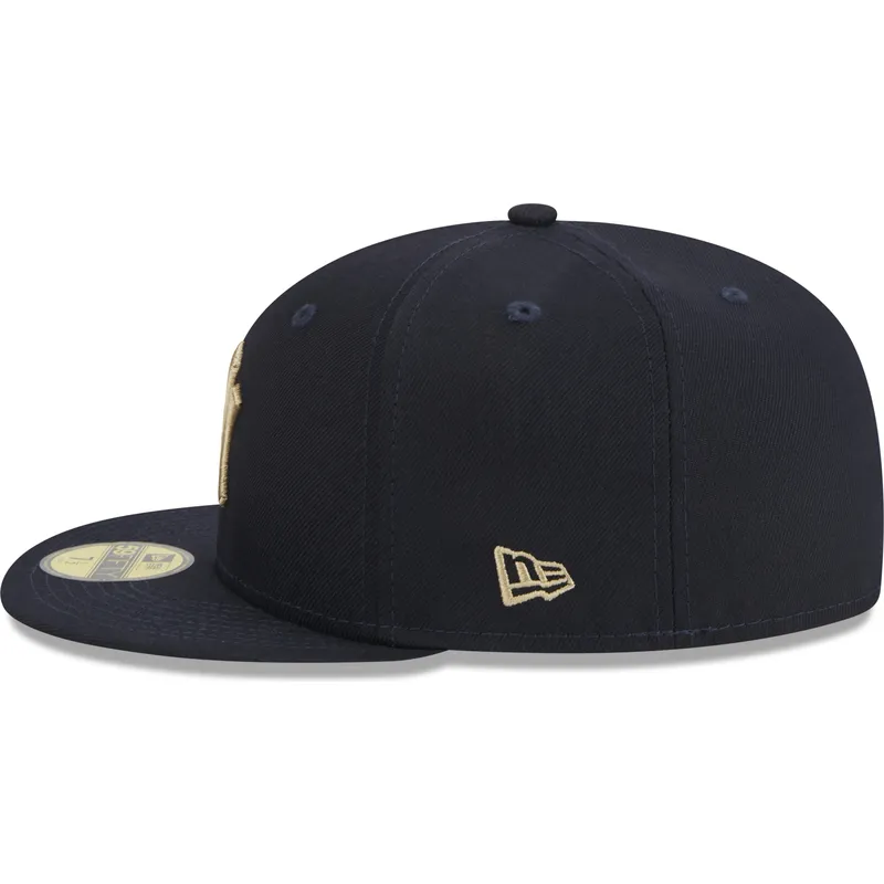 czapki-plana-granatowy-dopasowany-59fifty-laurel-sidepatch-new-york-yankees-mlb-new-era