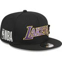 czarna-plaska-czapka-snapback-9fifty-post-up-pin-los-angeles-lakers-nba-new-era