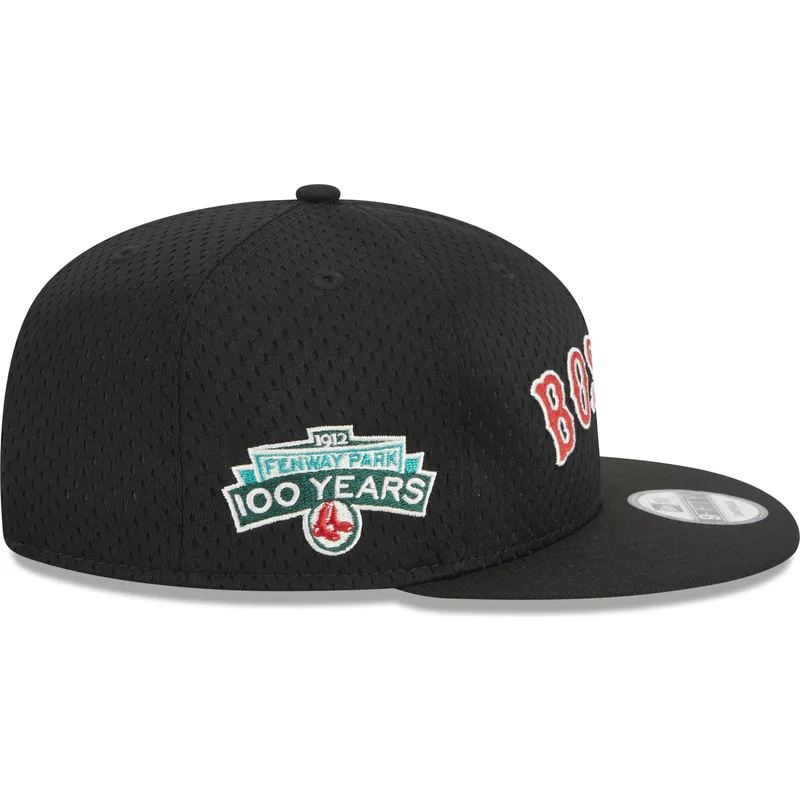 czarna-plaska-czapka-snapback-9fifty-post-up-pin-boston-red-sox-mlb-new-era