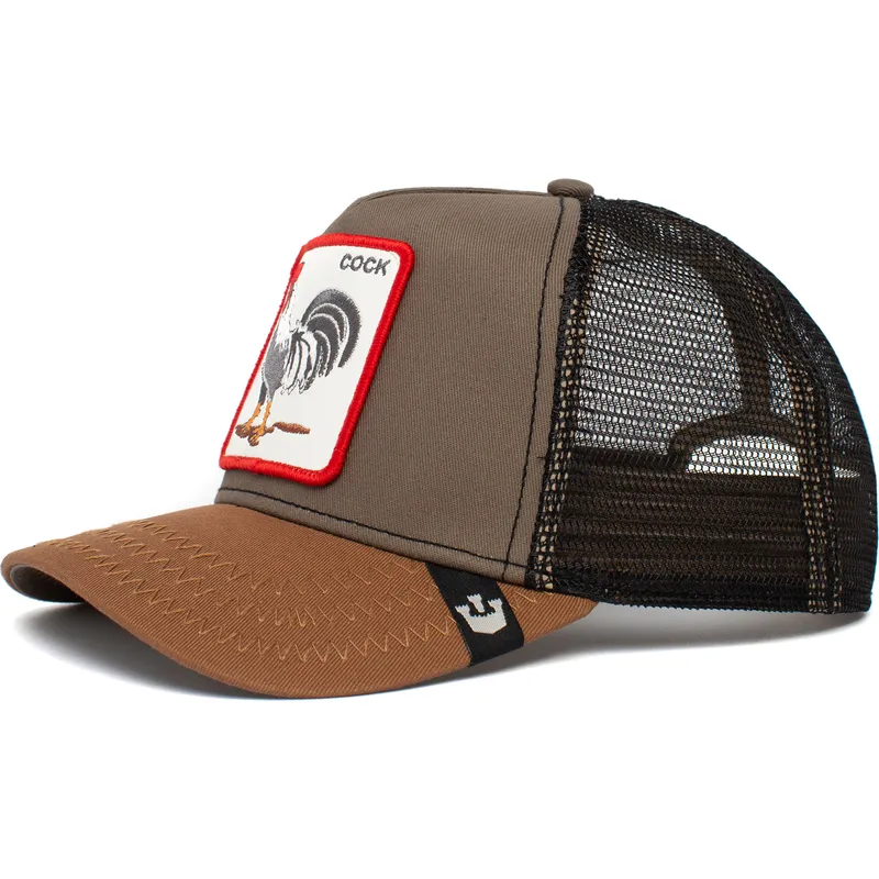 czapki-curva-brazowy-snapback-the-farm-de-goorin-bros