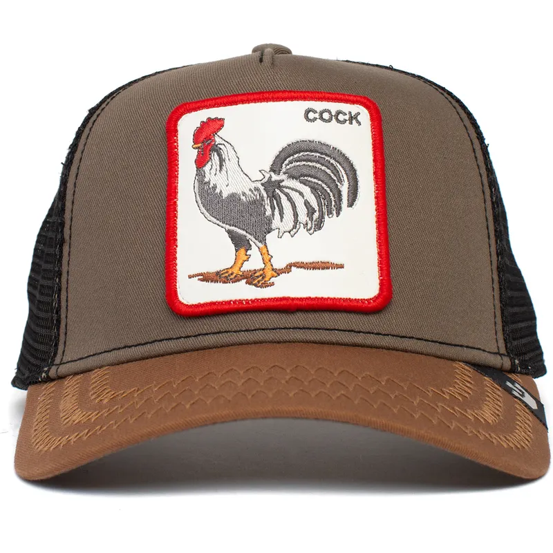 czapki-curva-brazowy-snapback-the-farm-de-goorin-bros