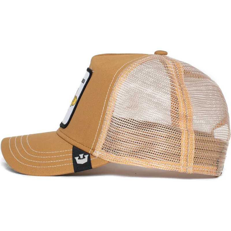 czapki-curva-brazowy-snapback-the-farm-de-goorin-bros