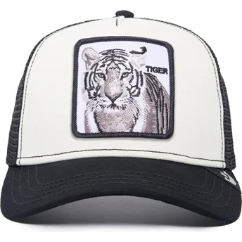 czapka-trucker-biala-i-czarna-tygrys-the-white-tiger-the-farm-od-goorin-bros