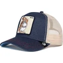 czapki-curva-granatowy-snapback-the-farm-de-goorin-bros