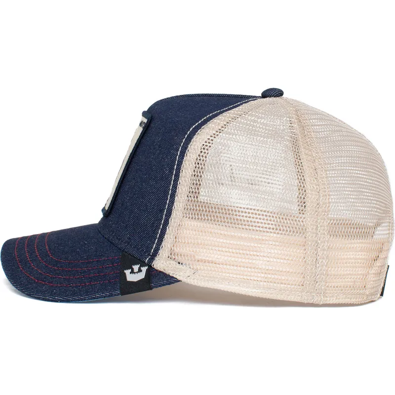 czapki-curva-granatowy-snapback-the-farm-de-goorin-bros