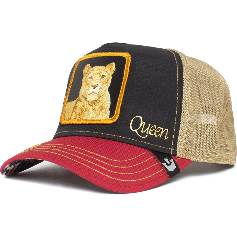 czapka-trucker-czarna-i-czerwona-lwica-queen-carte-blanche-casino-the-farm-od-goorin-bros