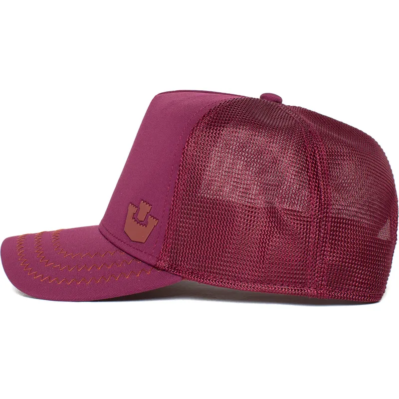 czapki-curva-czerwony-snapback-the-farm-de-goorin-bros