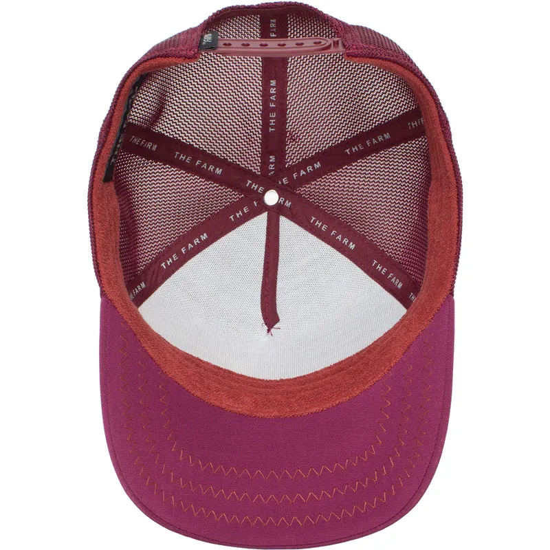 czapki-curva-czerwony-snapback-the-farm-de-goorin-bros