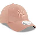 czapki-curva-roz-tasma-regulowana-9forty-velour-new-york-yankees-mlb-new-era
