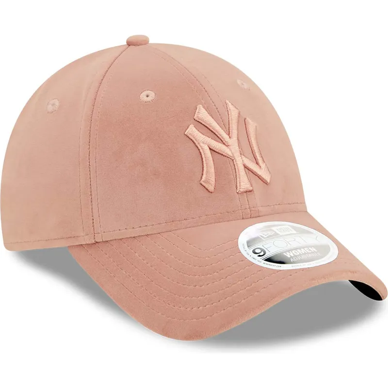 czapki-curva-roz-tasma-regulowana-9forty-velour-new-york-yankees-mlb-new-era