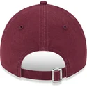 bordowa-czapka-z-zakrzywionym-daszkiem-regulowana-9twenty-league-essential-los-angeles-dodgers-mlb-od-new-era
