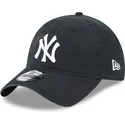 czarna-zakrzywiona-czapka-regulowana-9twenty-league-essential-new-york-yankees-mlb-od-new-era