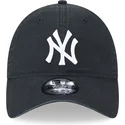 czarna-zakrzywiona-czapka-regulowana-9twenty-league-essential-new-york-yankees-mlb-od-new-era