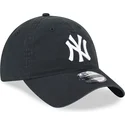 czarna-zakrzywiona-czapka-regulowana-9twenty-league-essential-new-york-yankees-mlb-od-new-era