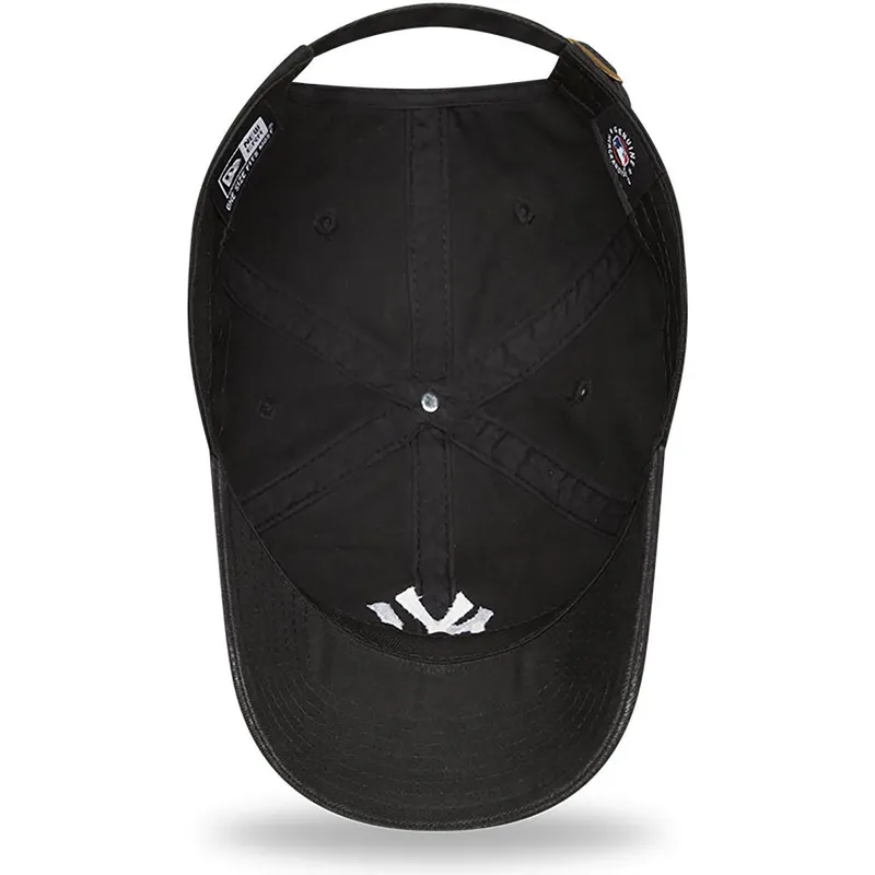 czapki-curva-czarny-tasma-regulowana-9twenty-league-essential-new-york-yankees-mlb-new-era