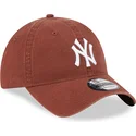 regulowana-brazowa-czapka-z-zakrzywionym-daszkiem-9twenty-league-essential-new-york-yankees-mlb-marki-new-era