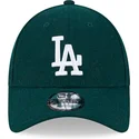 zielona-regulowana-czapka-z-daszkiem-9forty-essential-melton-wool-los-angeles-dodgers-mlb-od-new-era