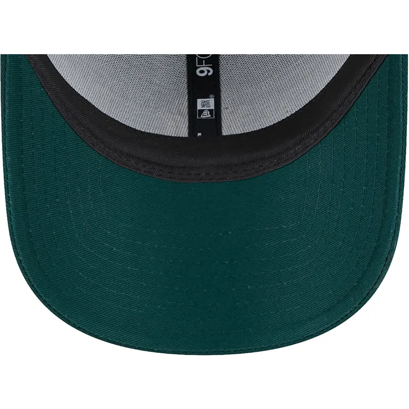 czapki-curva-zielony-tasma-regulowana-9forty-check-infill-new-york-yankees-mlb-new-era